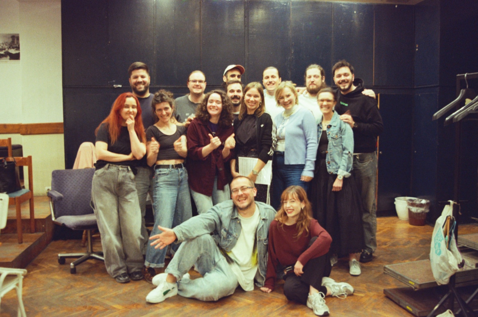 Kuraž ensemble vocal rehearsal