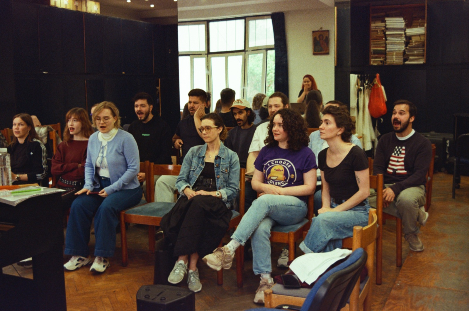 Kuraž rehearsal in Belgrade